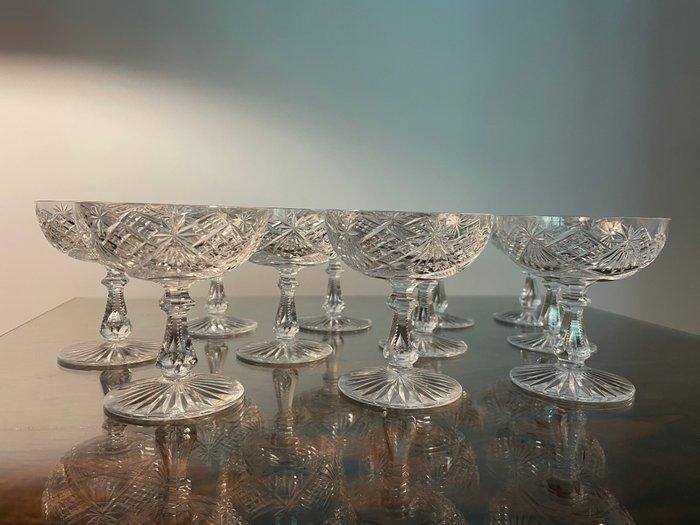 Val Saint Lambert - Tafelservies (11) - Edie, taille Thomas, Antiek en Kunst, Antiek | Glas en Kristal