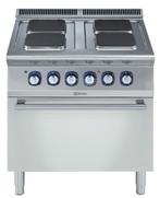 FORNUIS, 4 ELEKTR. VIERKANTE KOOKPLATEN, ELEKTR.OVEN, 800 MM, Verzenden, Nieuw in verpakking