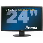 iiyama ProLite E2409HDS-B1 - 24 inch - 1920x1080 - DVI - HDM, Computers en Software, Monitoren, Verzenden, Nieuw, Iiyama