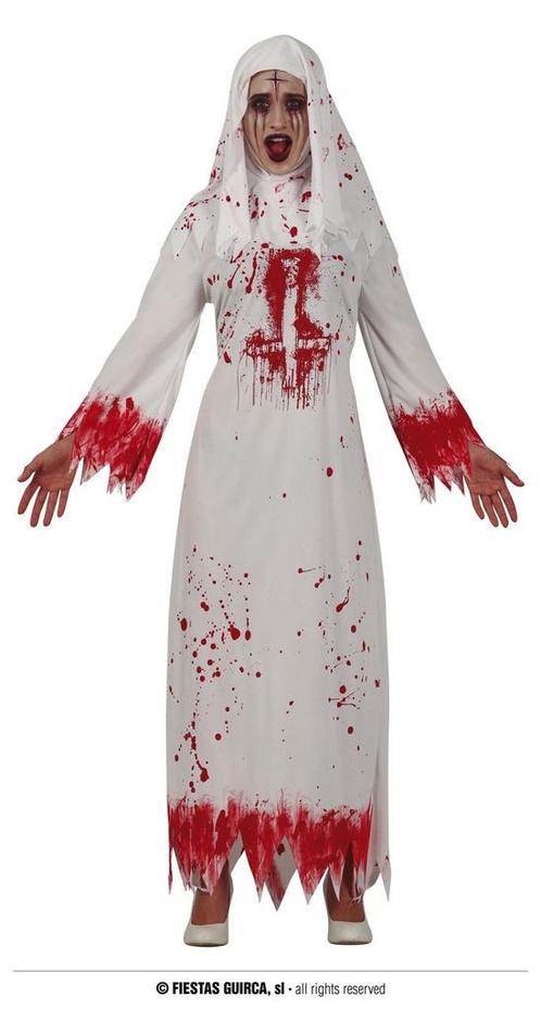 Bloederige Nonnen kostuum Halloween, Kleding | Dames, Carnavalskleding en Feestkleding, Nieuw, Ophalen of Verzenden