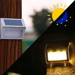 Led solar buitenlamp buiten tuin hang lamp + zonnepaneel RVS, Tuin en Terras, Nieuw, Verzenden