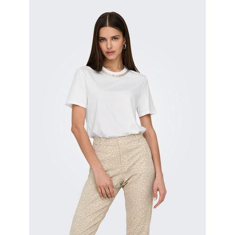 Only Shirt met korte mouwen ONLPARKER S/S O-NECK BLING, Kleding | Dames, T-shirts, Nieuw, Verzenden