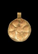Byzantijns Goud Roset Schijf Hanger (Zonder Minimumprijs)