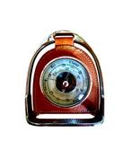 Shortland Brothers - Engels barometer - Chroom, Leder,, Antiek en Kunst