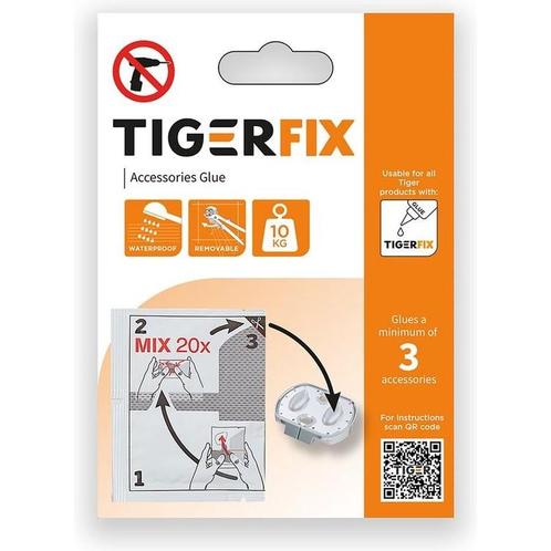 Tiger - TigerFix lijm - zonder boren - Glue - Accessoires, Huis en Inrichting, Badkamer | Badtextiel en Accessoires, Zo goed als nieuw
