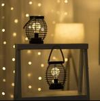LED-ijzeren lantaarn tafellamp, Nieuw, Overige materialen
