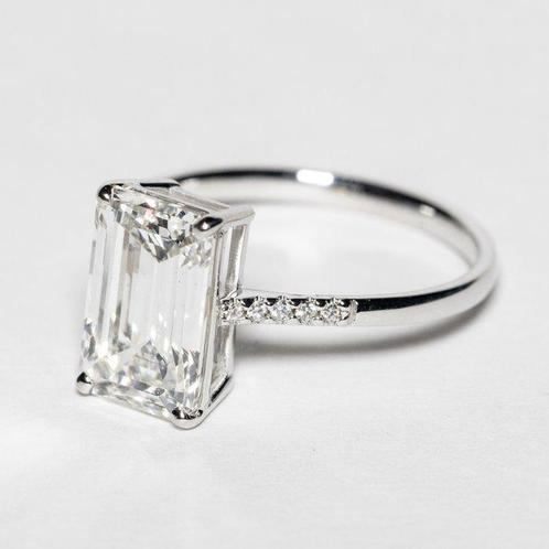Zonder Minimumprijs - Statement ring - 18 karaat Witgoud -, Sieraden, Tassen en Uiterlijk, Antieke sieraden