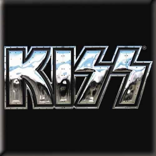 KISS - Chrome Logo - Koelkast magneet officiële merchandise, Verzamelen, Muziek, Artiesten en Beroemdheden, Gebruiksvoorwerp, Nieuw