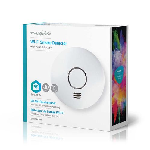 Nedis SmartLife Rookmelder WiFi EN14604, Hobby en Vrije tijd, Elektronica-componenten, Verzenden