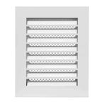 Europlast metalen ventilatierooster industrieel wit 150 x, Ophalen of Verzenden, Nieuw