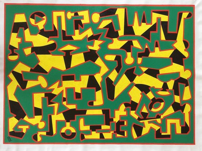 Frantisek Florian - Reflex Cameroon XXL, Antiek en Kunst, Kunst | Schilderijen | Modern