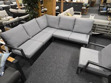 Showroommodel New York hoek loungeset 4 delig aluminium beschikbaar voor biedingen