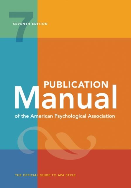 Publication Manual of the American Psychologic 9781433832161, Boeken, Studieboeken en Cursussen, Zo goed als nieuw, Verzenden