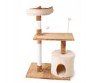 Krabpaal - kattenkrabpaal - kattenpaal - 60x41x89cm - beige, Dieren en Toebehoren, Krabmeubelen, Ophalen of Verzenden, Nieuw