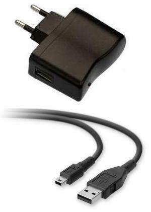 USB adapter AC lader + Mini USB kabel, Computers en Software, Pc- en Netwerkkabels, Verzenden