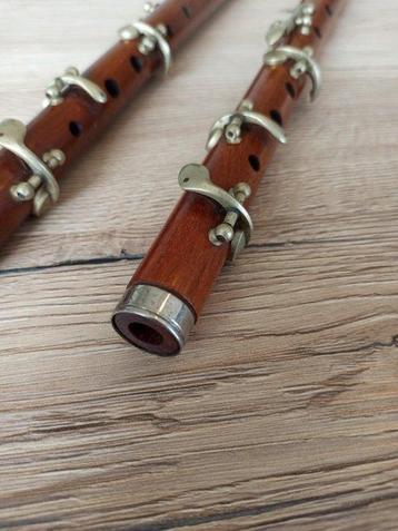 Set of 2 Antique Flutes - - Gestemde fluit beschikbaar voor biedingen
