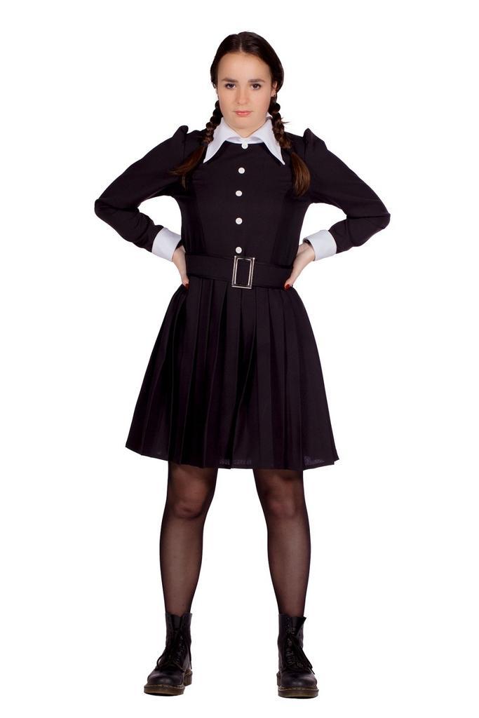 Halloween Kostuum Dames Wednesday, Hobby en Vrije tijd, Feestartikelen, Nieuw, Verzenden