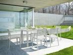 Tuintafel - Ares - Wit - 140 cm - Siesta, Tuin en Terras, Tuintafels, Verzenden, Nieuw