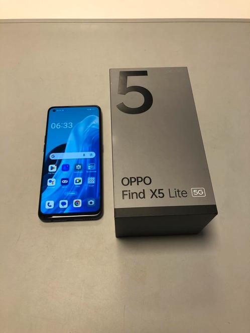 OPPO Find X5 Lite - 256 GB - Zwart, Telecommunicatie, Mobiele telefoons | Apple iPhone, Gebruikt, Ophalen of Verzenden