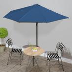 vidaXL Balkonparasol half met aluminium paal 300x155x223 cm, Tuin en Terras, Verzenden, Nieuw, 3 tot 4 meter