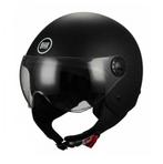BHR 801 vespa helm mat zwart, Verzenden, Nieuw met kaartje