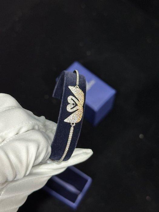 Swarovski - Beeld, Double Swan Gradient Crystal Bracelet - 0, Antiek en Kunst, Curiosa en Brocante