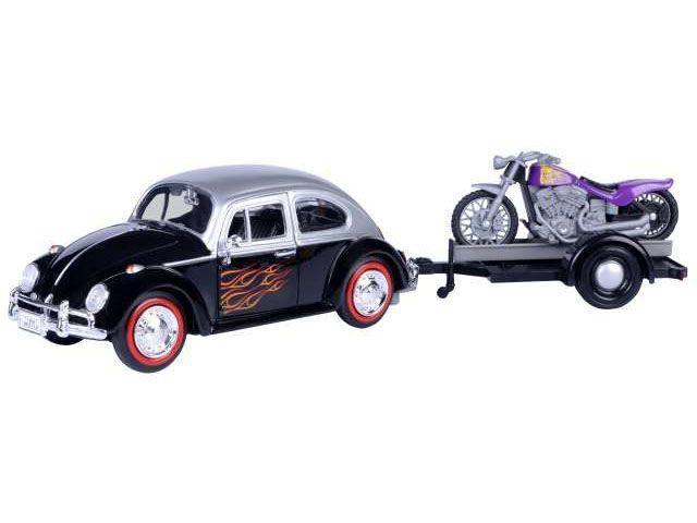 GSDCCmax 00079675 Volkswagen Beetle *Motorbike*, black/si..., Hobby en Vrije tijd, Modelbouw | Figuren en Diorama's, Nieuw, Ophalen of Verzenden