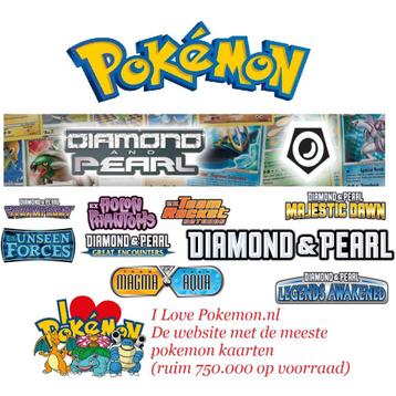 Pokemon Kaarten - Pokemon Diamond & Pearl + Ruby & Sapphire beschikbaar voor biedingen