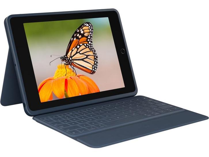 Logitech Rugged Combo 3 - Toetsenbordcase voor iPad (7e en, Computers en Software, Tablet-hoezen, Zo goed als nieuw, Verzenden