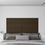 vidaXL Wandpanelen 12 st 3,24 m² 90x30 cm kunstleer bruin, Verzenden, Nieuw