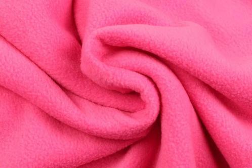 10 meter fleece stof Fuchsia - Anti Pilling Fleece, Hobby en Vrije tijd, Stoffen en Lappen, 120 cm of meer, 200 cm of meer, Roze