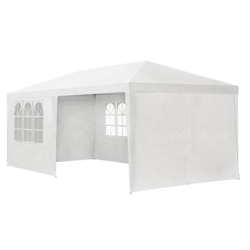 Partytent met zijwanden - 3x6 m - Wit beschikbaar voor biedingen