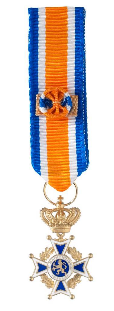 Miniatuur Oranje-Nassau Civiel Ridder Grootkruis Heren in, Postzegels en Munten, Munten | Nederland, Verzenden