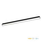 LED Lineair hangarmatuur | Kantoorlamp | Zwart | 120cm, Ophalen of Verzenden, Nieuw in verpakking, Verlichting
