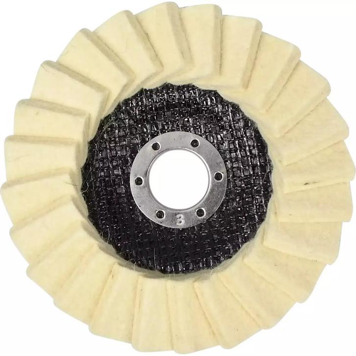 Benson Lamellenschijf vilt - Ø125 mm - Hoogglans polijste.., Doe-het-zelf en Verbouw, Gereedschap | Slijpmachines, Nieuw, Ophalen of Verzenden