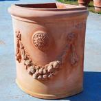Vaas - Aardewerk - terracotta corner pot, Antiek en Kunst