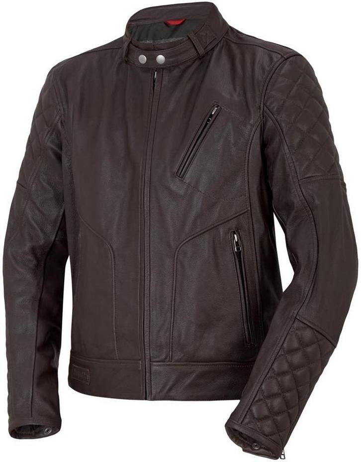 Bogotto Chicago Retro Bruin Leren Motorjas, Motoren, Kleding | Motorkleding, Heren, Nieuw met kaartje, Jas | leer, Verzenden