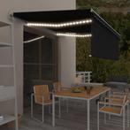 vidaXL Luifel met rolgordijn, LED en windsensor 4x3 m, Tuin en Terras, Zonneschermen, Verzenden, Nieuw
