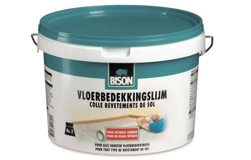 Bison vloerbedekkingslijm 4 kg, emmer, Doe-het-zelf en Verbouw, Overige Doe-het-zelf en Verbouw, Nieuw, Verzenden
