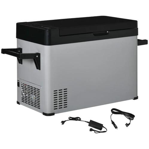 TRUUSK Koelbox Auto 50L Met LCD Display 2 Standen Compressor, Auto diversen, Overige Auto diversen, Verzenden