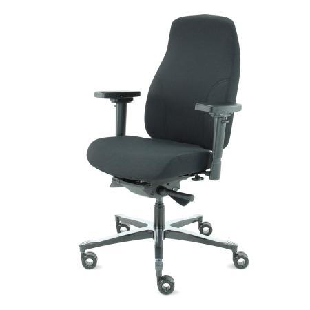 (MDK-107436) Therapod&reg; X2 bureaustoel - Mirage zwart, Huis en Inrichting, Bureaus, Bureau, Nieuw, In hoogte verstelbaar, Met wielen