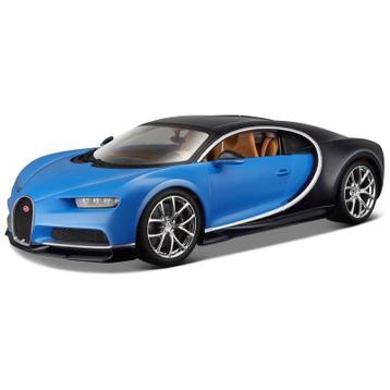 Modelauto Bugatti Chiron 1:43 blauw - Modelauto