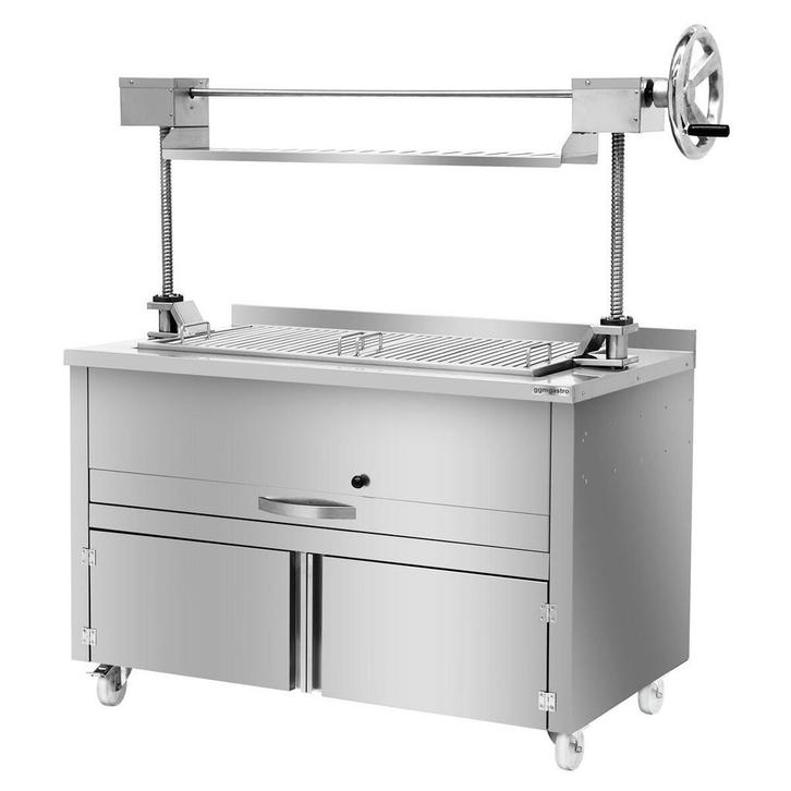 GGM Gastro | Houtskoolrooster - 1340mm - met lift & 1 lade |, Zakelijke goederen, Horeca | Keukenapparatuur, Nieuw in verpakking