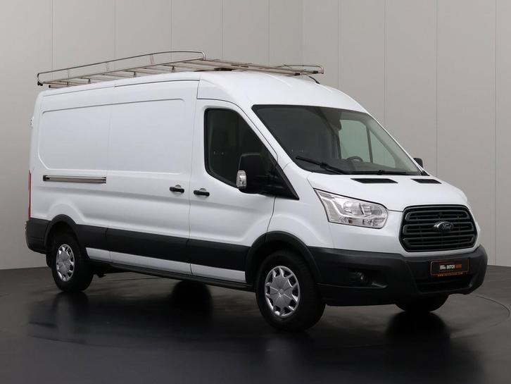 Ford Transit 2.0TDCi 130PK L3H2 Imperiaal | Trekhaak, Auto's, Bestelauto's, Dealer onderhouden, Lease, Overige kleuren, Handgeschakeld