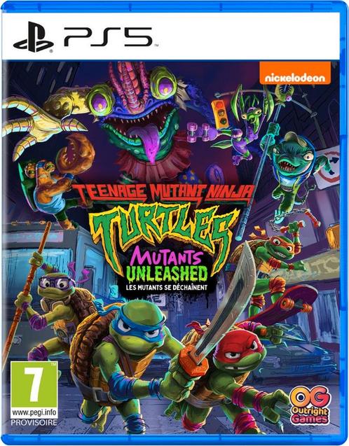 Teenage Mutants Ninja Turtles Mutants Unleashed-Standaard, Spelcomputers en Games, Games | Sony PlayStation 5, Nieuw, Ophalen of Verzenden