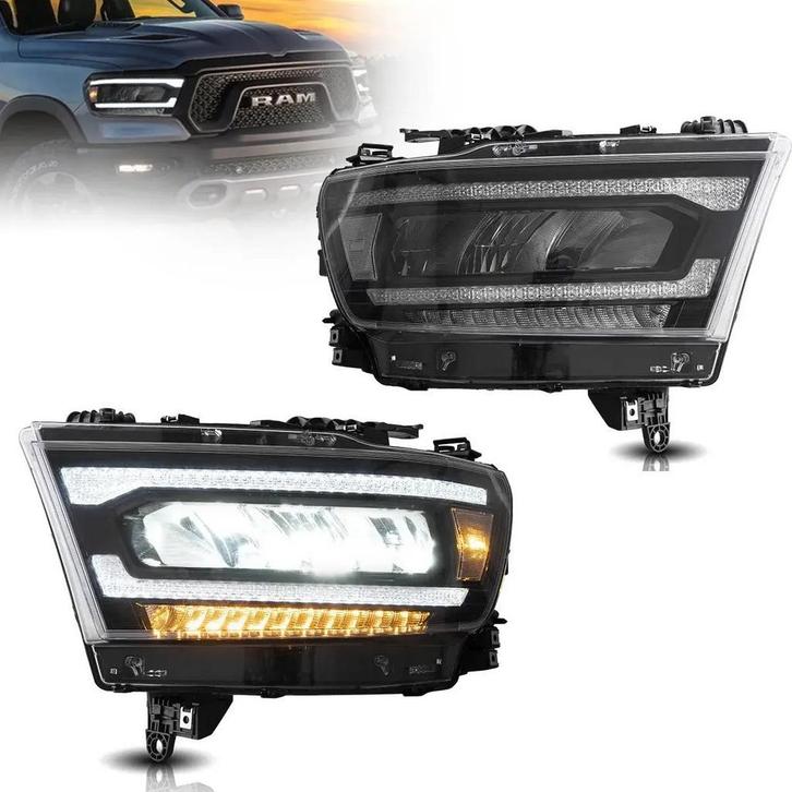 koplampen Dodge Ram 1500, Auto-onderdelen, Verlichting, Nieuw, Dodge, Verzenden