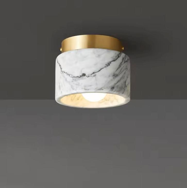Nordic Plafondlamp van Marmer - 40% korting - incl. E27 lamp, Huis en Inrichting, Lampen | Plafondlampen, Nieuw, Overige materialen
