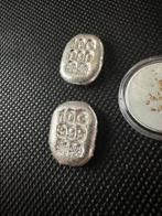 Verenigde Staten. Lot 2 x 10 g plata 999 + 40 pepitas oro, Postzegels en Munten, Munten | Europa | Niet-Euromunten