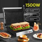 Aigostar Contactgrill - Panini Grill - 1500W - RVS/Zwart, Verzenden, Nieuw