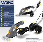 MASKO® Grasschaar struikschaar set met accu 7,2 V 2000 mA/h, Verzenden, Nieuw